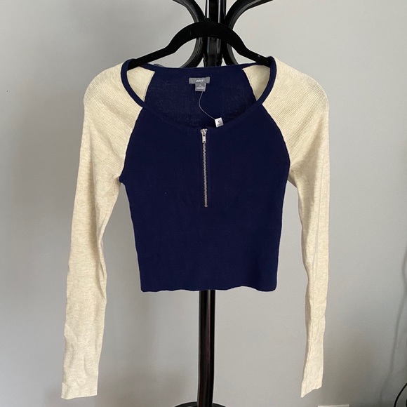 aerie Tops Aerie Henley Crop Top Poshmark